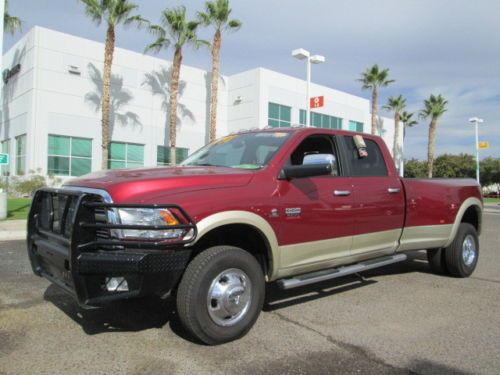 2011 4x4 4wd cummins turbo diesel dually leather navigation certified