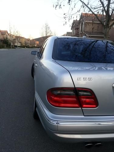 2000 mercedes-benz e55 amg sedan 4-door silver