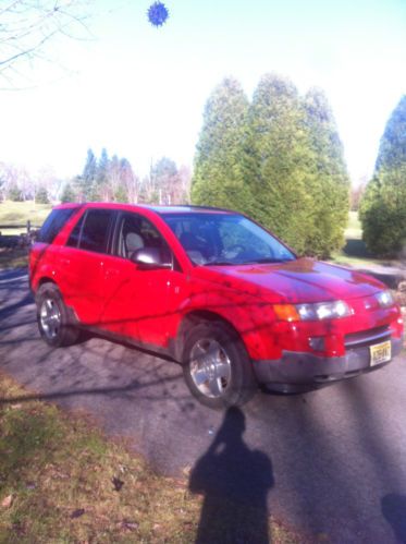 2004 saturn vue base sport utility 4-door 3.5l red awd