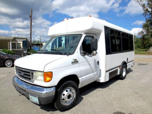 2006 ford diesel shuttle bus braun wheelchair lift 113k miles carfax report