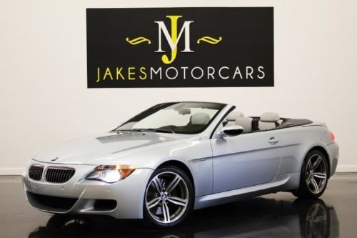 2007 bmw m6 convertible, silverstone on silverstone, 54k miles, loaded w/options