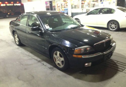 2000 lincoln ls black v6 - 4dr sedan