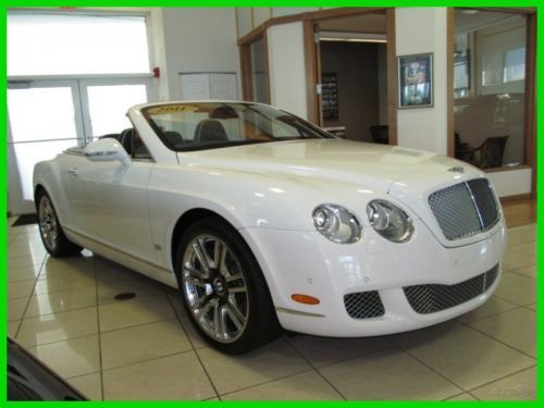 11 glacier white w12 awd 80-11 convertible *aluminum trim *heated massage seats