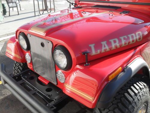 1979 jeep cj7 v8 304 red &amp; black 4x4