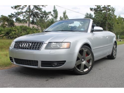 04 s4 v8 quattro cabriolet clean 61k mint cond like a4 a6 s6 clk m3 lo reserve