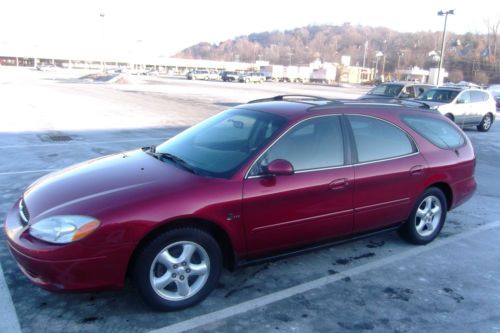 2000 ford taurus se wagon 4-door 3.0l 3rd row seat extra clean interior