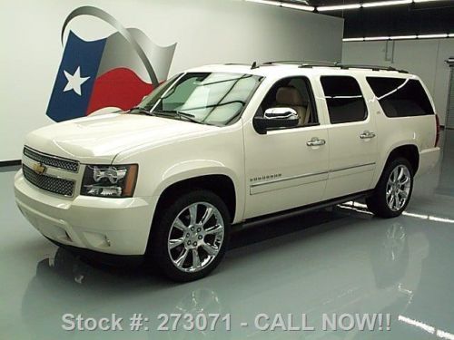 2011 chevy suburban ltz sunroof nav dvd rear cam 49k mi texas direct auto