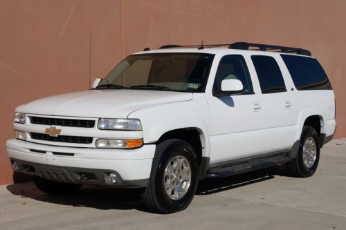 04 chevy suburban z71 4x4 1 owner carfax cert mroof bose htd sts 3rd row clean!!