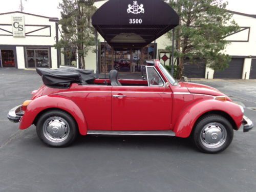 1975 volkswagen beetle base convertible 2-door - beautiful restoration