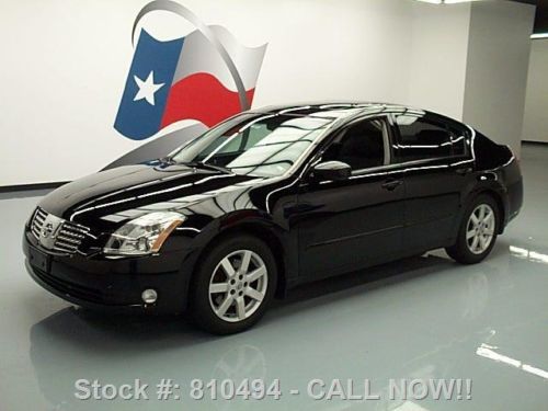 2006 nissan maxima sl v6 sunroof heated leather dvd 85k texas direct auto