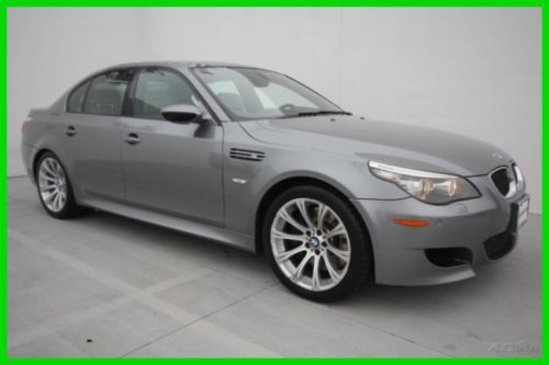 2008 bmw m5 manual v10 with nav/ active seats/ pdc/ ipod adp/ hud clean car fax!