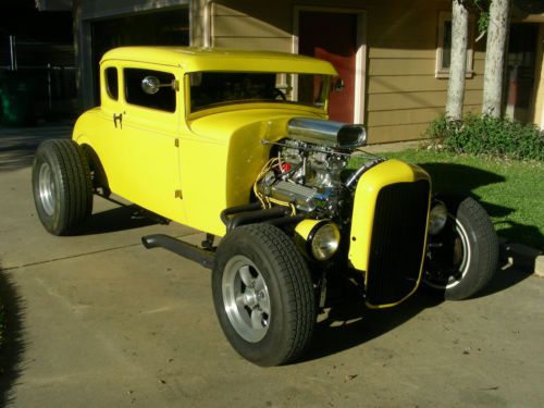 1931 all steel ford model a 5 window coupe