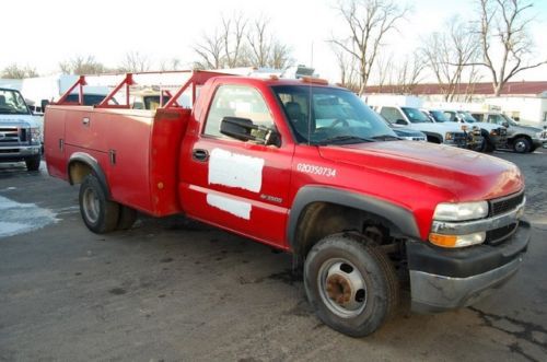 Chevy 3500 utility bed service truck lift gate 1 owner coca cola fleet mechanic