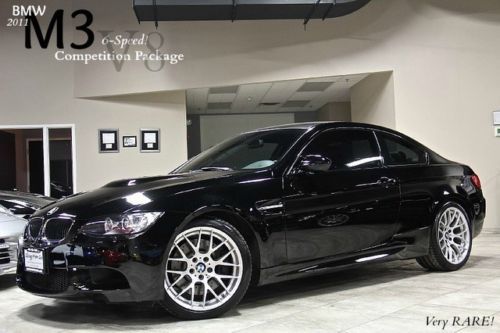 2011 bmw m3 competition package xenons lights $63k+msrp 6-speed manual one owner
