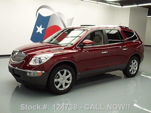 2008 buick enclave cxl dual sunroof nav htd leather 76k texas direct auto