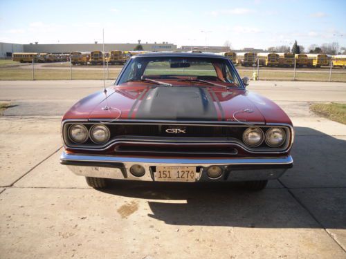 1970 plymouth gtx 440 six-pack hemi 4-sp dana 60 v-code completely restored