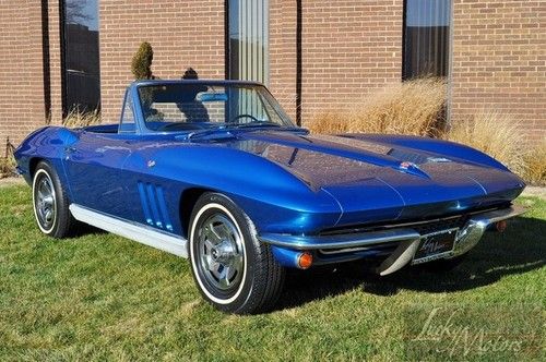 1966 chevrolet corvette sting ray convertible,