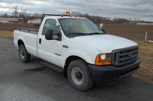 Ford f 350 7.3l powerstroke diesel 8ft bed 1 owner fleet maintained