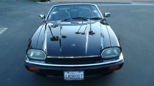 1995 jaguar xjs convertible - triple black 4.0 liter 6 cylinder california car