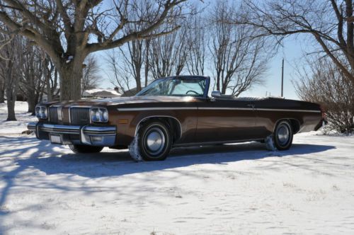 1974 oldsmobile dleta 88 royale convertible all original survivor 350 rocket