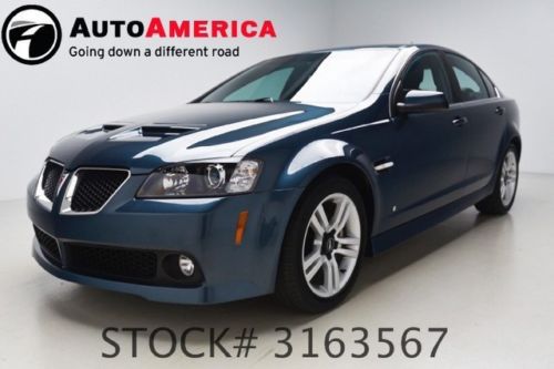 26k one 1 owner low miles 2009 pontiac g8 sedan heated leather pwr windows