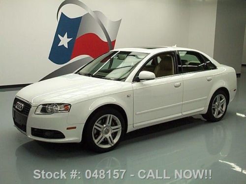 2008 audi a4 2.0t s-line turbo sunroof leather 54k mi texas direct auto