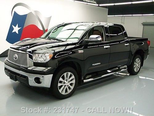 2012 toyota tundra platinum crewmax 4x4 sunroof nav 30k texas direct auto