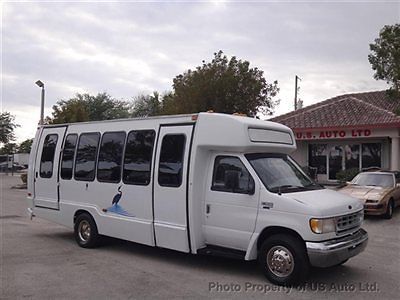 7.3 l turbo diesel 14 pass wheel chair handicap van power lift or 20 pass bus