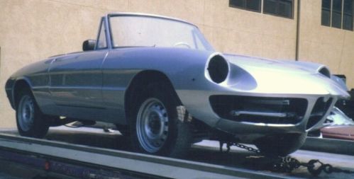 1969 alfa romeo boat tail spider project