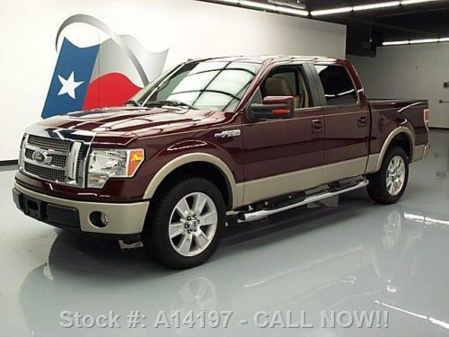 2010 ford f-150 lariat supercrew sunroof leather 51k mi texas direct auto