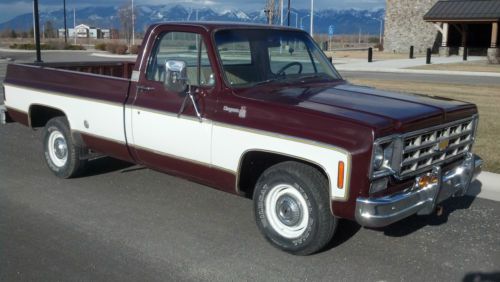 1977 chevy cheyenne 1/2 ton 2wd pickup