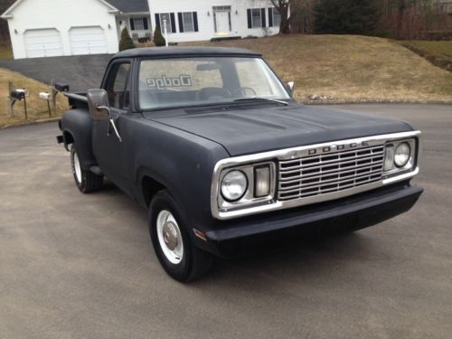 1977 dodge 1/2 ton vintage stepside midnight express look a like rat rod project