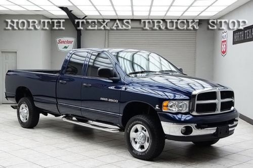 2004 dodge ram 2500 diesel 4x4 long bed slt quad cab texas truck