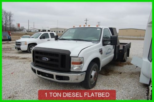 2008 xl flatbed powerstroke diesel dually needs repairs 60k miles white auto