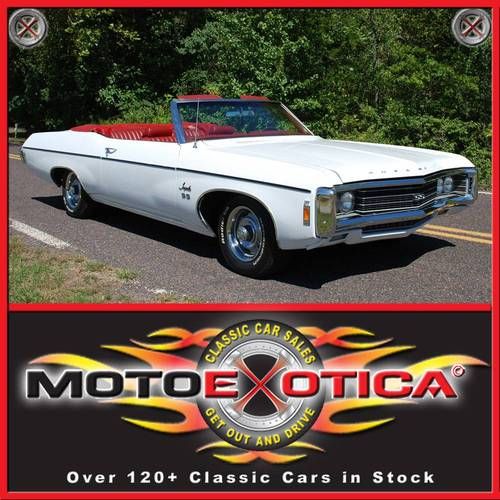 Rare 1969 impala ss 427/390 hp convertible, matchng #, 84k miles, original color