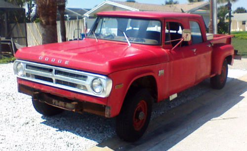 Very rare 1970 dodge w200 crew cab truck 4x4