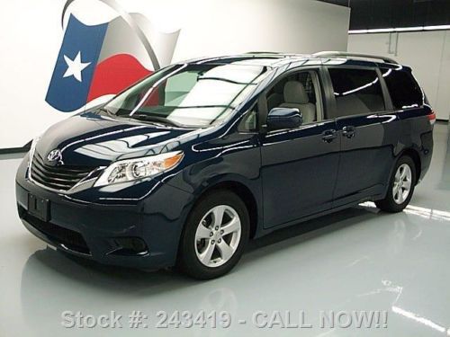 2012 toyota sienna le 8-pass rear cam cargo van 57k mi texas direct auto