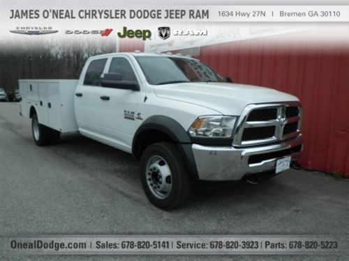 New 2014 ram 4500 crew cab 4x4 6.7l cummins diesel service body