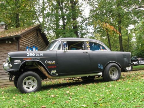 1955 chevy gasser big block trifive 55 56 57 hot rod vintage