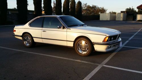 Bmw 1984 euro 6-series e24 635csi, 633csi, 628csi 5-speed orig miles, no rust