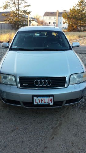 Silver audi a6 quattro sedan 4-door 2.7l