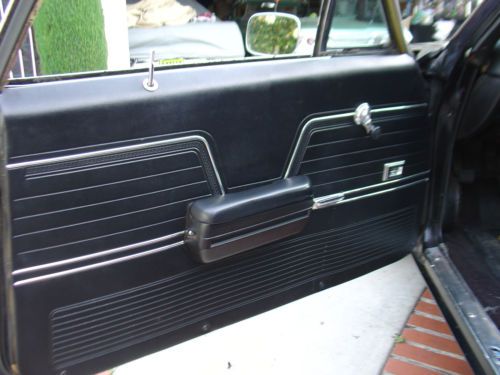 1972 Chevy El Camino Black on Black AC car 1968 1969 1970 1971 chevelle, image 9