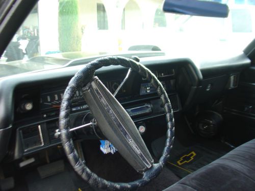 1972 Chevy El Camino Black on Black AC car 1968 1969 1970 1971 chevelle, image 16