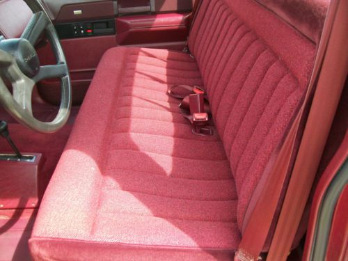 Classic 1989 Chevy Sportside 4x4 Silverado 5.7 V-8 Burgundy Red-Great Inside/Out, US $12,450.00, image 8