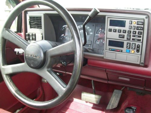 Classic 1989 Chevy Sportside 4x4 Silverado 5.7 V-8 Burgundy Red-Great Inside/Out, US $12,450.00, image 11