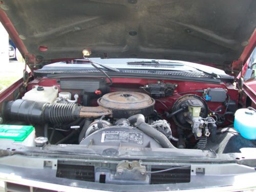 Classic 1989 Chevy Sportside 4x4 Silverado 5.7 V-8 Burgundy Red-Great Inside/Out, US $12,450.00, image 15