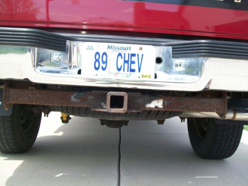 Classic 1989 Chevy Sportside 4x4 Silverado 5.7 V-8 Burgundy Red-Great Inside/Out, US $12,450.00, image 24