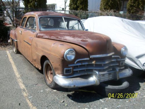 1950 chrysler windsor series base 4.1l 2 door coupe restorod choptop