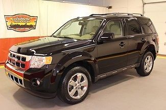 2012 ford escape limited 4x4 sunroof chrome wheels black camera warranty