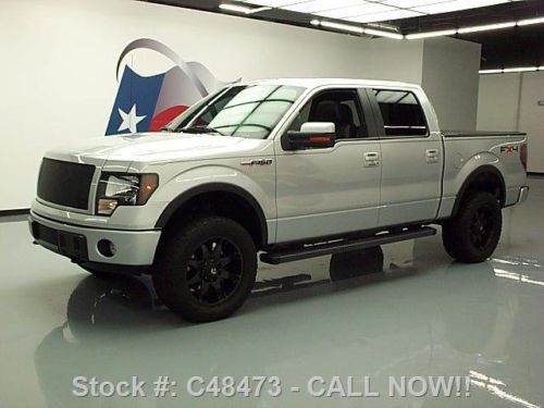 2011 ford f150 fx4 crew 5.0l 4x4 leather sunroof 36k mi texas direct auto